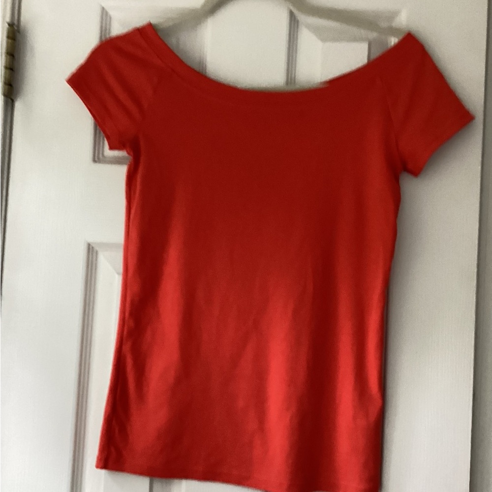 Orange Ralph Lauren T Shirt